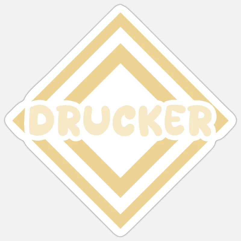 Printer - Sticker size S (10 x 10 cm) - white matte