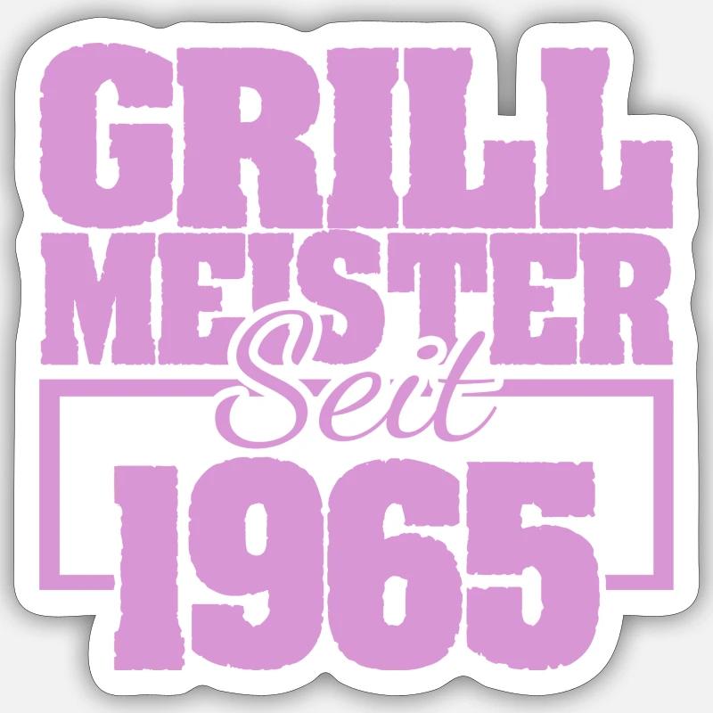 1965 Sticker size S (10 x 10 cm)