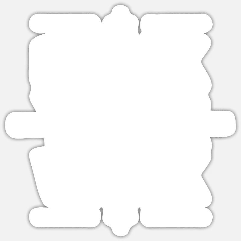 Les mathématiques simplifiées - Sticker taille S (10 x 10 cm) - blanc mat
