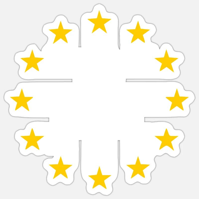 No dexit - Sticker size S (10 x 10 cm) - white matte