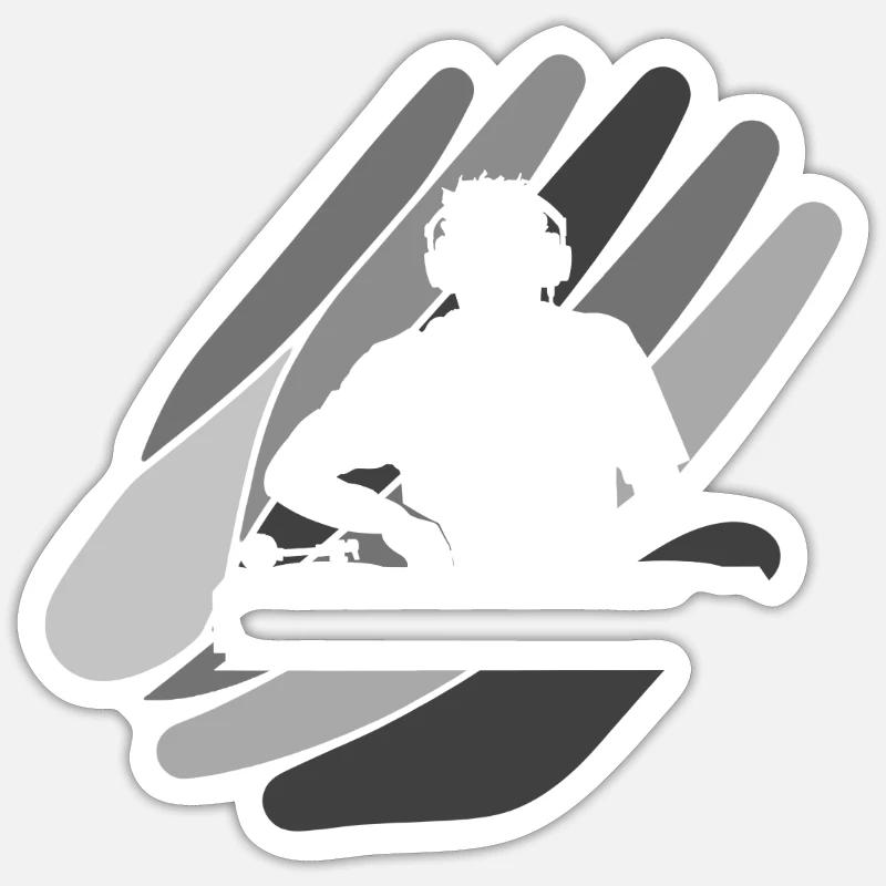 Sticker Größe S (10 x 10 cm) - 