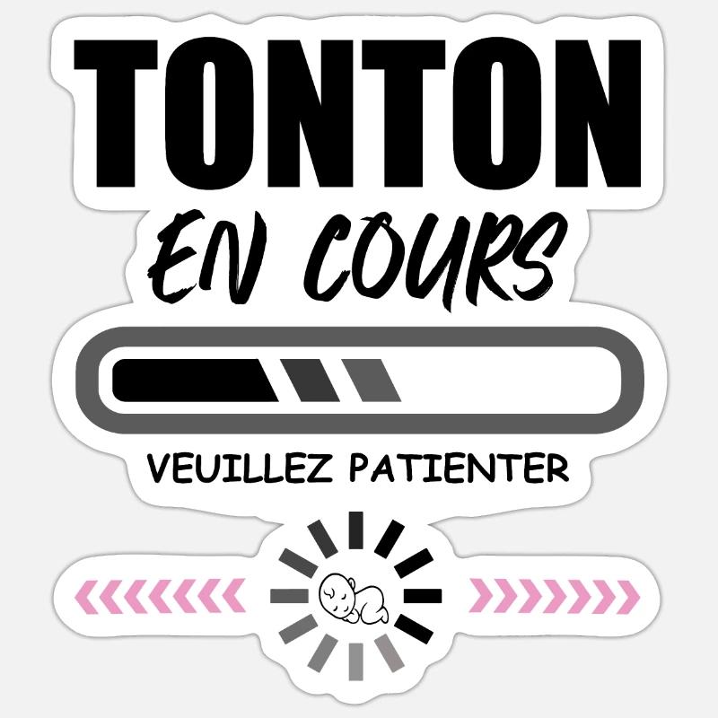 UNCLE(please wait) Sticker size S (10 x 10 cm)