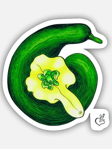Romeo und Julia - Sticker Größe S (10 x 10 cm) - Mattweiß