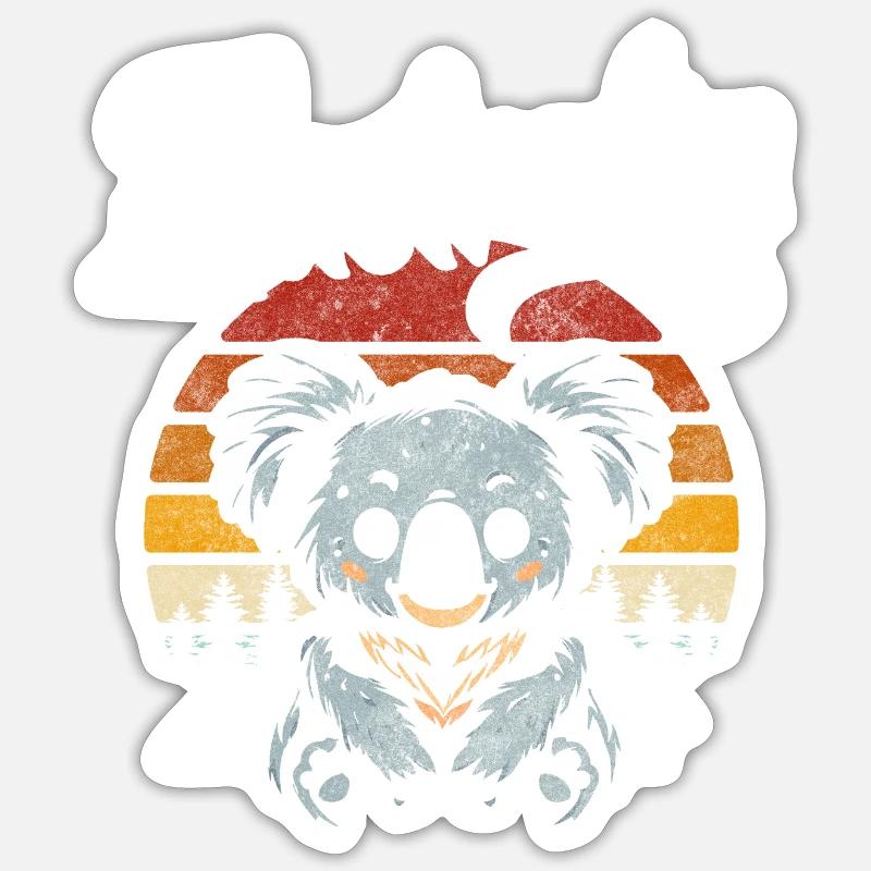 Tourisme de l’Outback Exotique - Sticker taille S (10 x 10 cm) - blanc mat