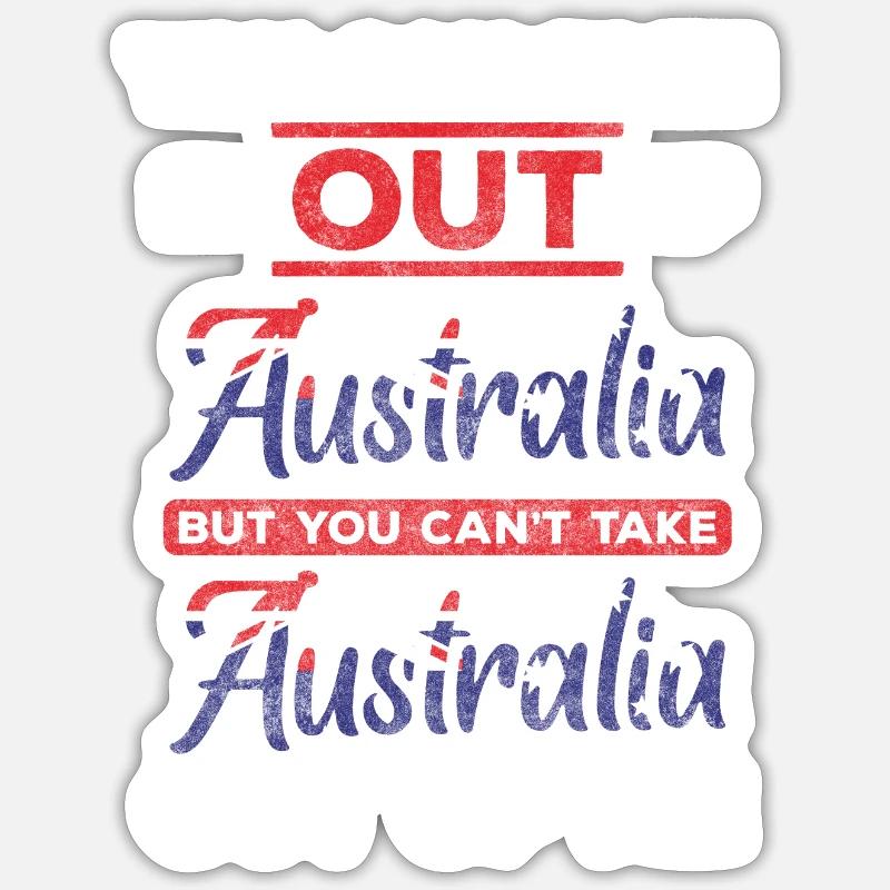 Australie Koala Terre Exotique - Sticker taille S (10 x 10 cm) - blanc mat