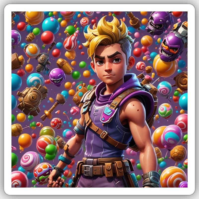 3D-Spinne Sticker Größe S (10 x 10 cm)