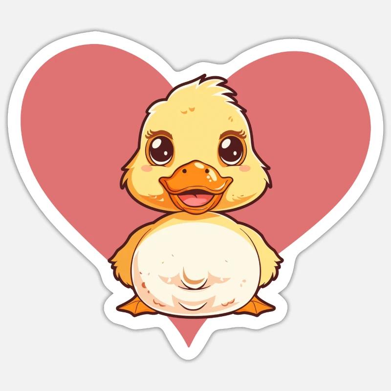 Beak - Sticker size S (10 x 10 cm) - white matte