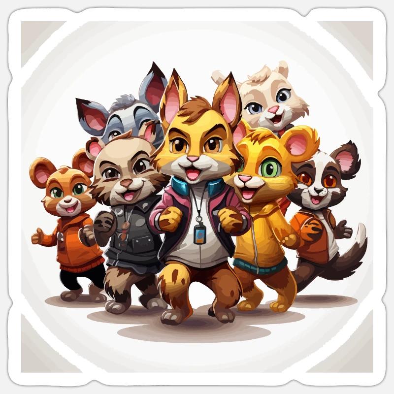 Sticker taille S (10 x 10 cm) - 