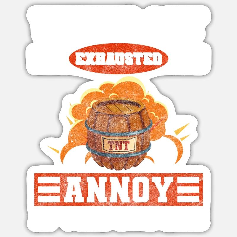 Pyro fireworks burning prohibited Sticker size S (10 x 10 cm)