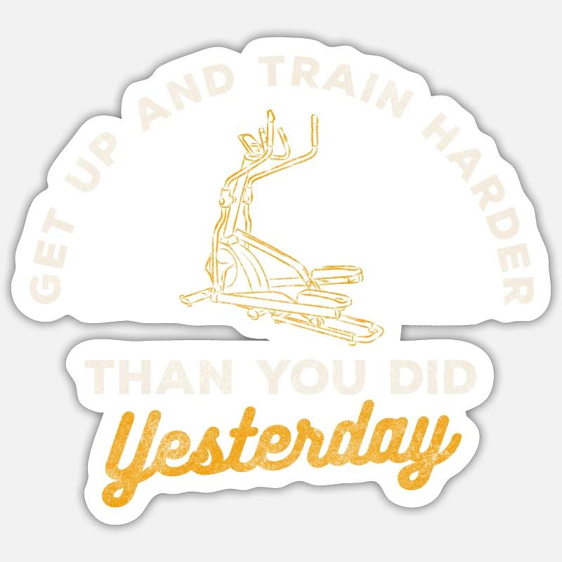 Crosstrainer Training Kraft Coach Sticker Größe S (10 x 10 cm)