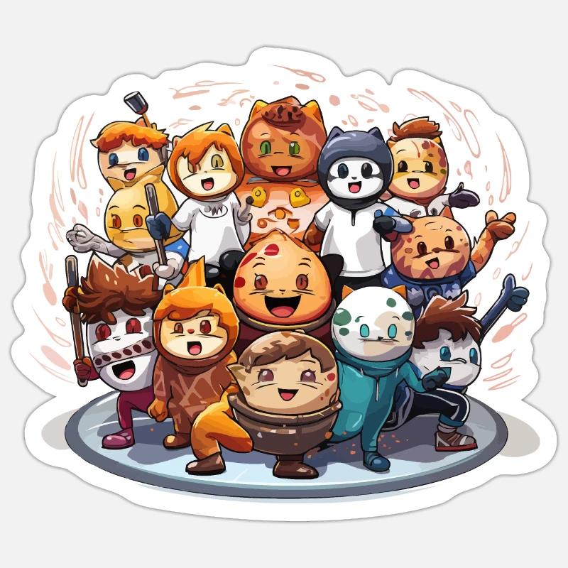 Sticker Größe S (10 x 10 cm) - 