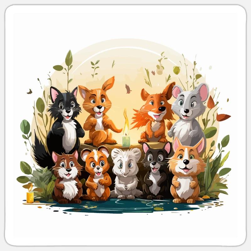Sticker Größe S (10 x 10 cm) - 