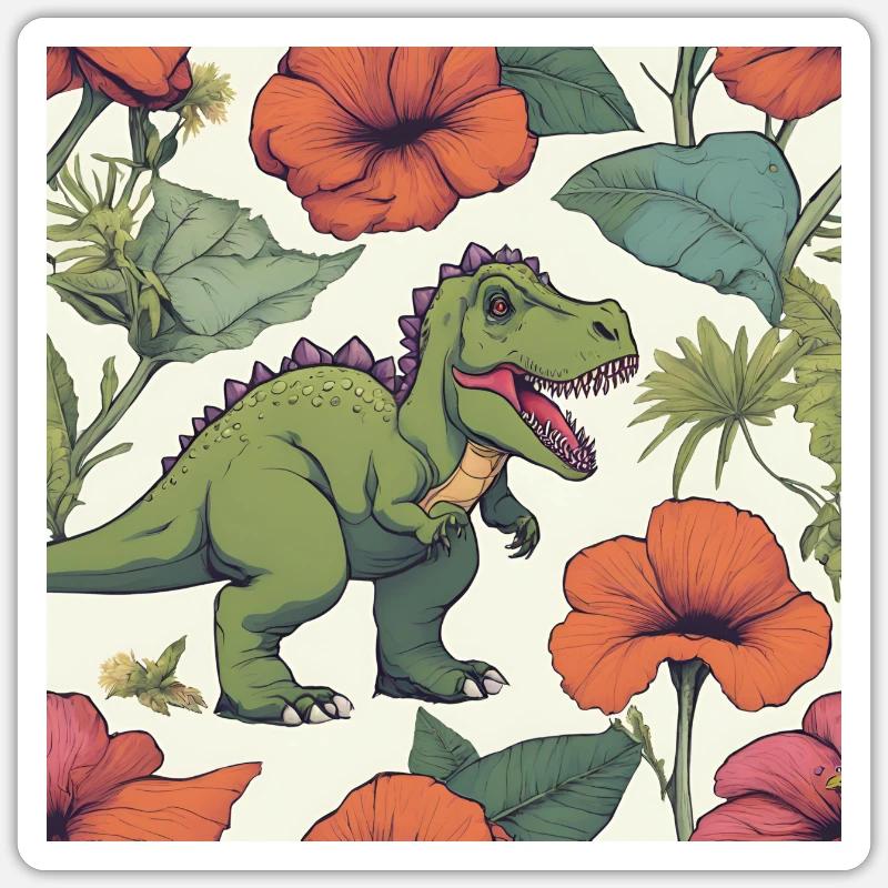 Dinosaur Sticker Größe S (10 x 10 cm)
