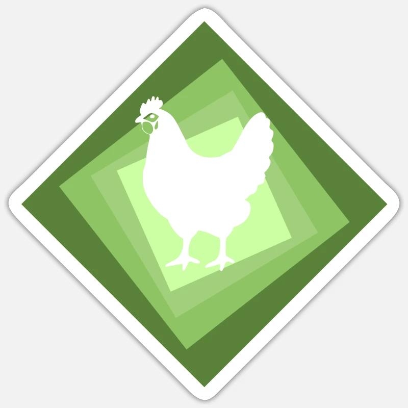 Sticker taille S (10 x 10 cm) - 