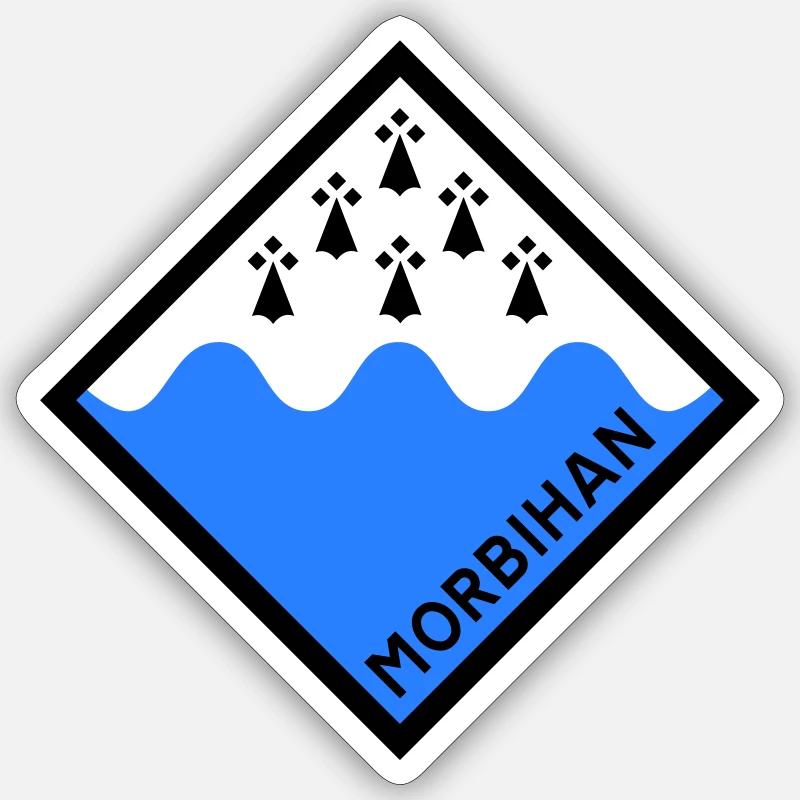 Morbihan Sticker size S (10 x 10 cm)