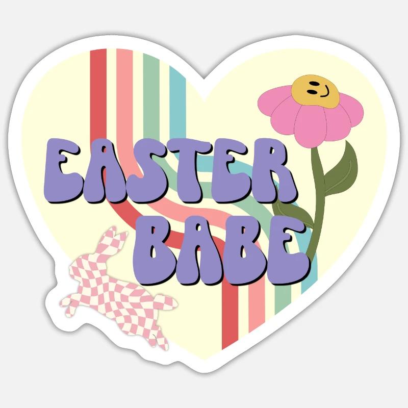 Easter Babe Sticker size S (10 x 10 cm)