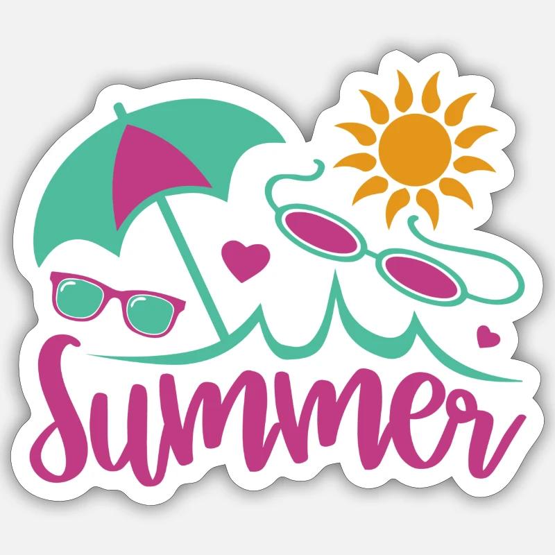 Summer- Sticker size S (10 x 10 cm)