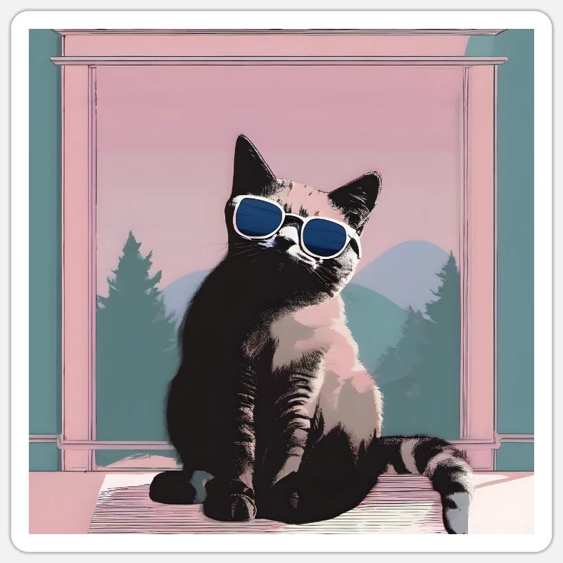 Sticker taille S (10 x 10 cm) - 
