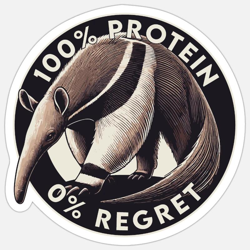 Aucune fourmi laissée pour compte Sticker taille S (10 x 10 cm)