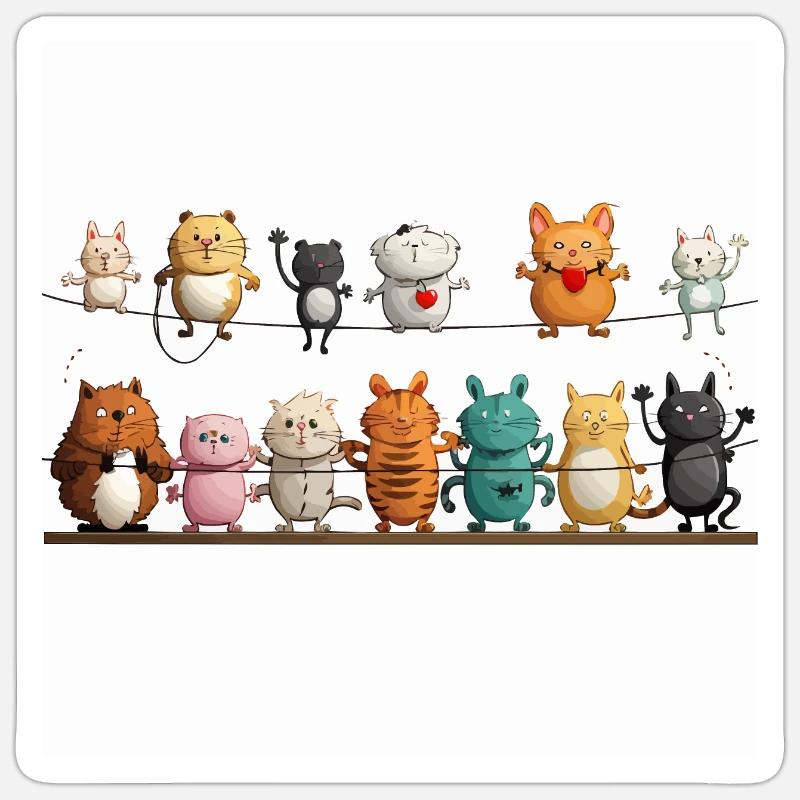 Sticker size S (10 x 10 cm) - 