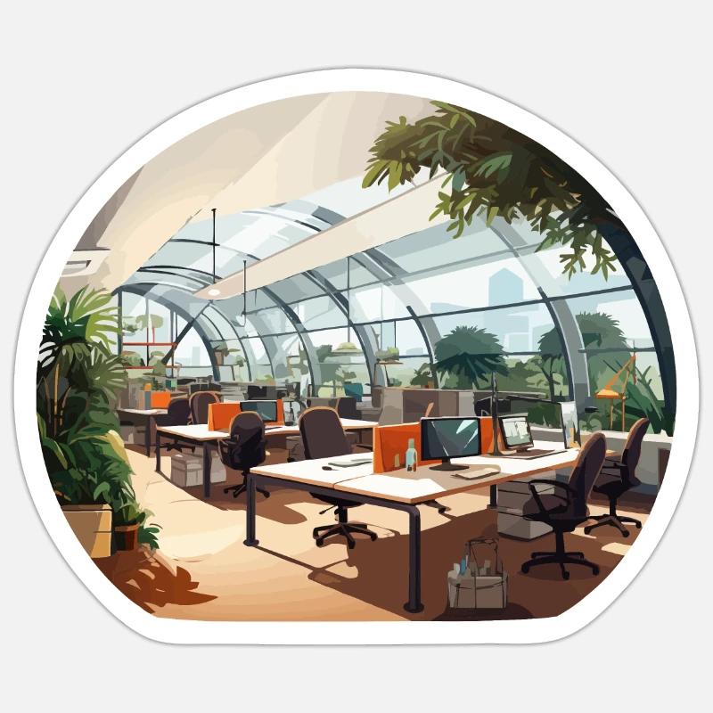 Dynamic Workspace Sticker size S (10 x 10 cm)