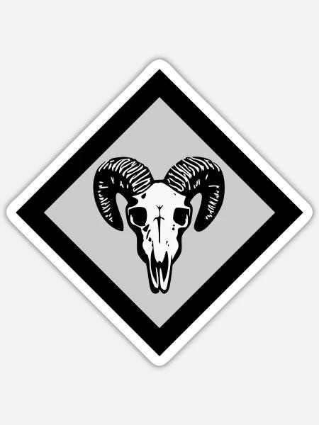 - Sticker size S (10 x 10 cm) - white matte