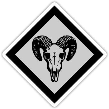 Gotland - Sticker Größe S (10 x 10 cm) - Mattweiß - Vorne