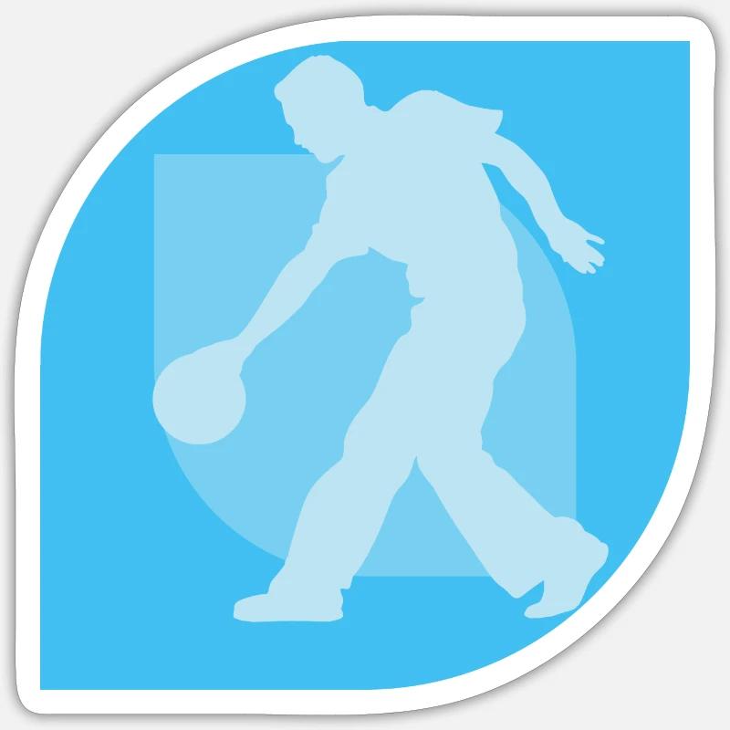 Bowling Bowler Strike Sticker taille S (10 x 10 cm)