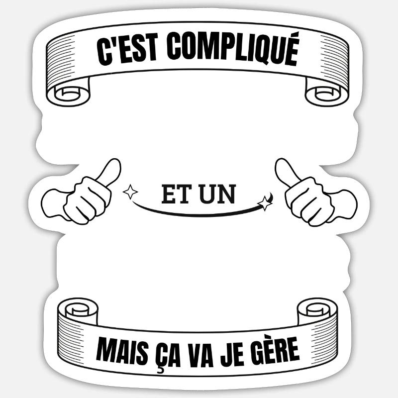 Sticker taille S (10 x 10 cm) - 
