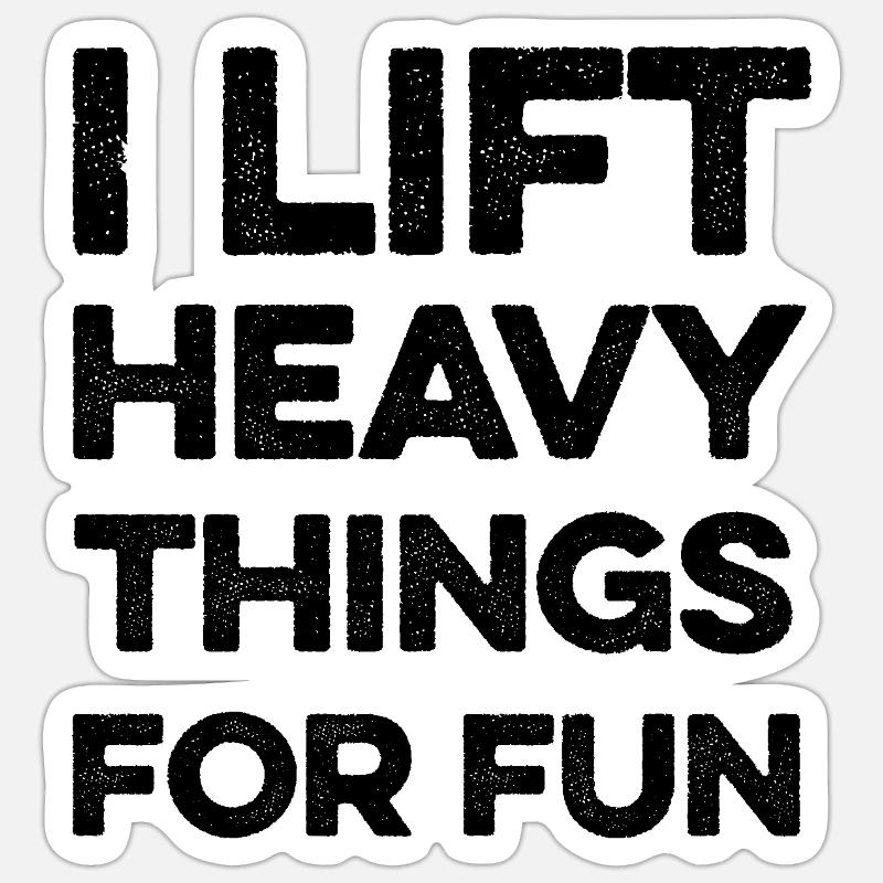 Bodybuilder Geschenkidee Sticker Größe S (10 x 10 cm)