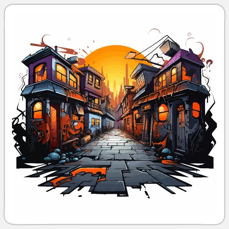 Artistic Expression - Sticker size S (10 x 10 cm) - white matte