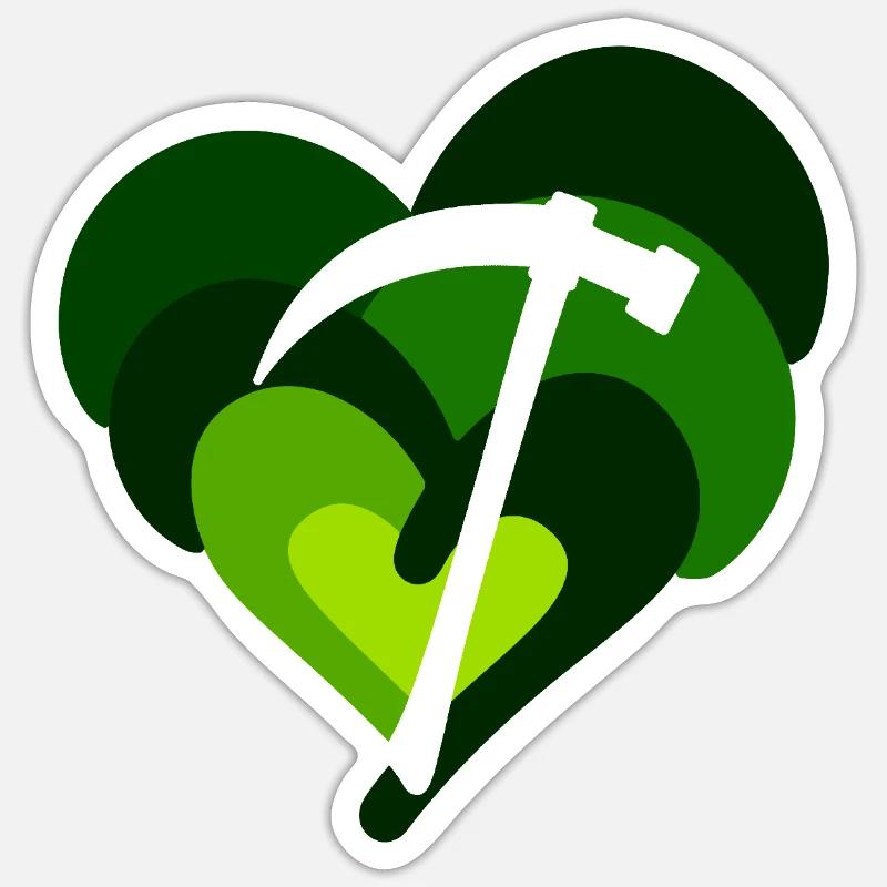 Mining Pickaxe Miner Sticker size S (10 x 10 cm)