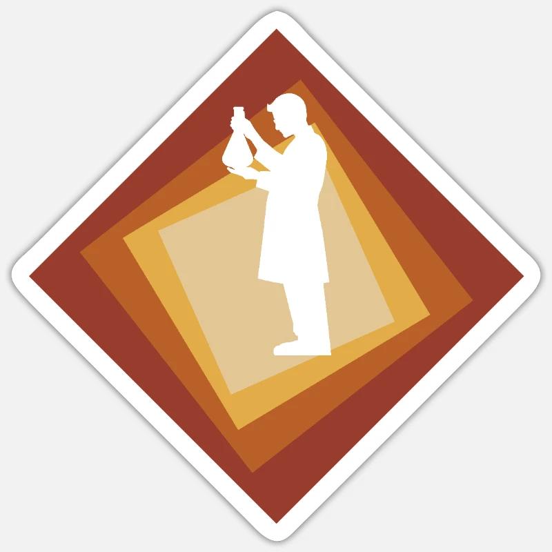 Sticker taille S (10 x 10 cm) - 