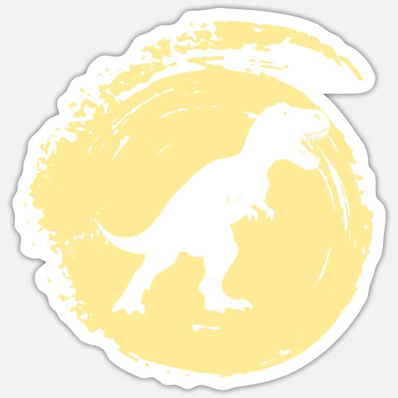 Musée du Dinosaure Rex Sticker taille S (10 x 10 cm)
