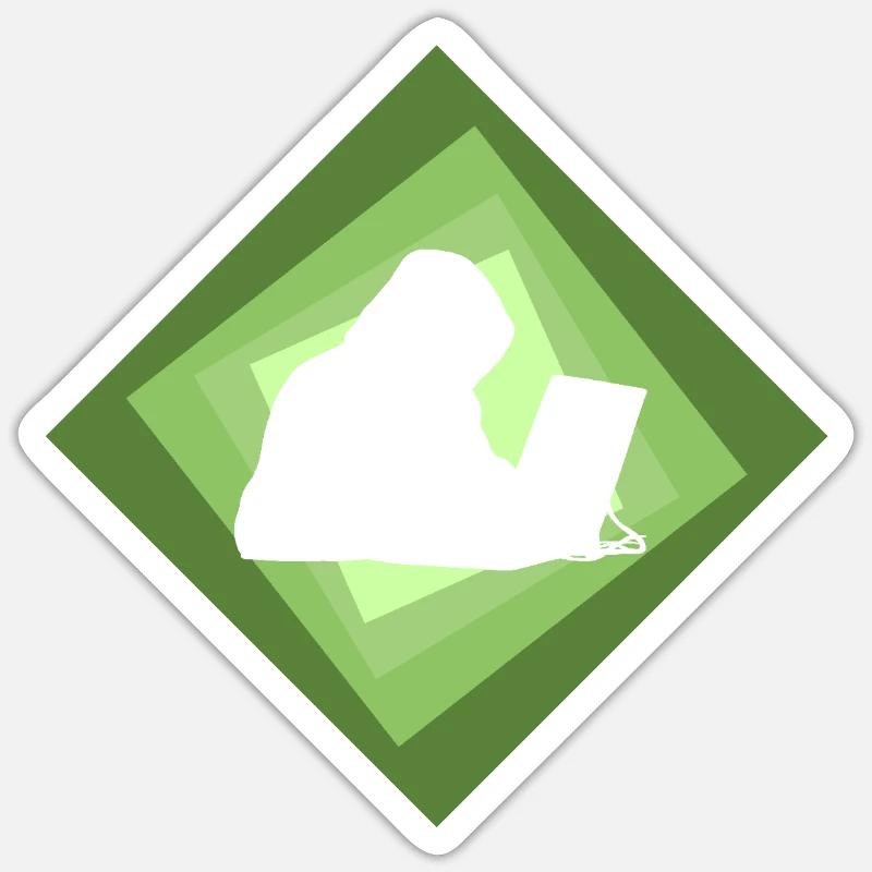 Hacker Hacken Sticker Größe S (10 x 10 cm)