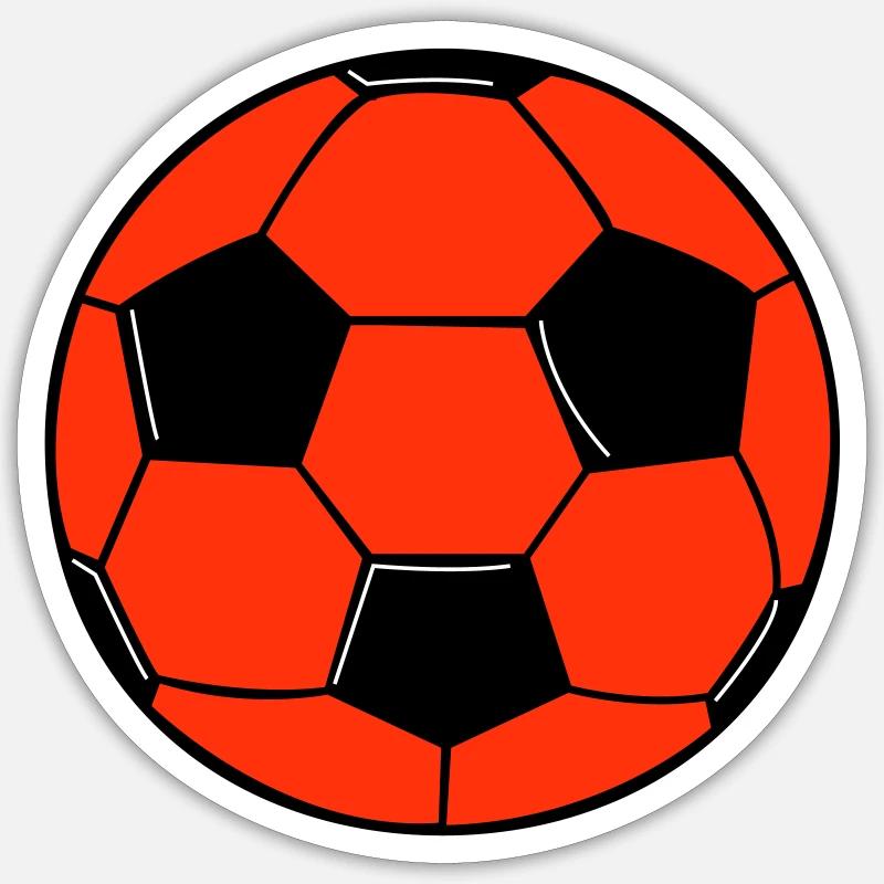 Soccer - Sticker size S (10 x 10 cm) - white matte