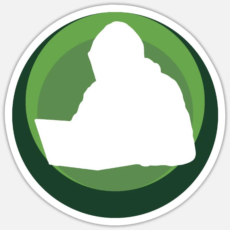 Hacker Computer Science Sticker size S (10 x 10 cm)