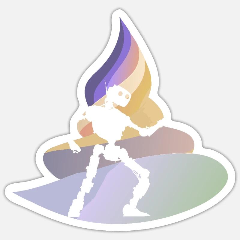 Robotics Informatics Scifi Sticker size S (10 x 10 cm)