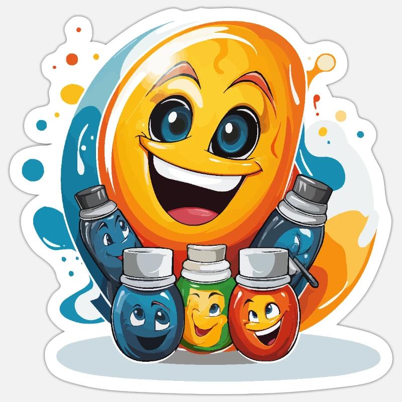 Sticker taille S (10 x 10 cm) - 