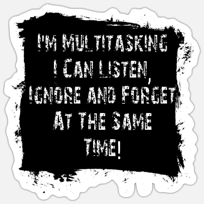 ADHD Sticker size S (10 x 10 cm)