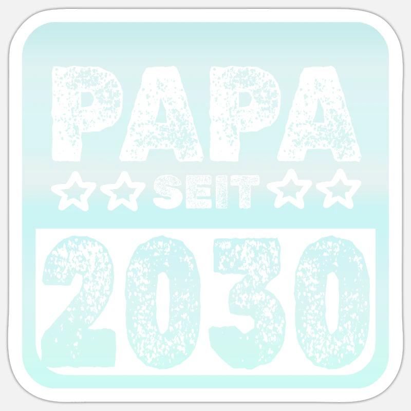 2030 - Sticker taille S (10 x 10 cm) - blanc mat