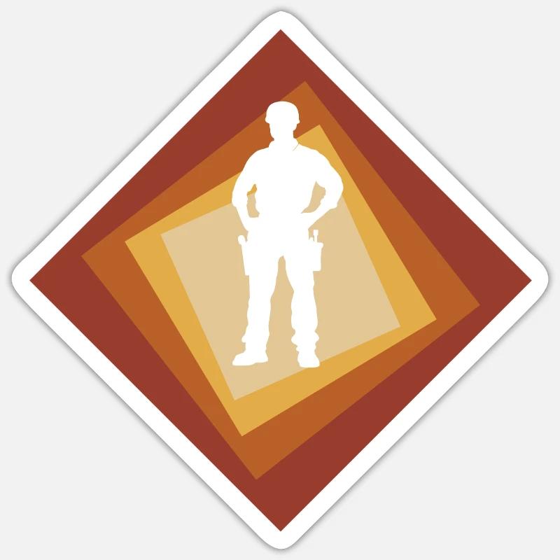 Plumber Plumber Tool - Sticker size S (10 x 10 cm) - white matte