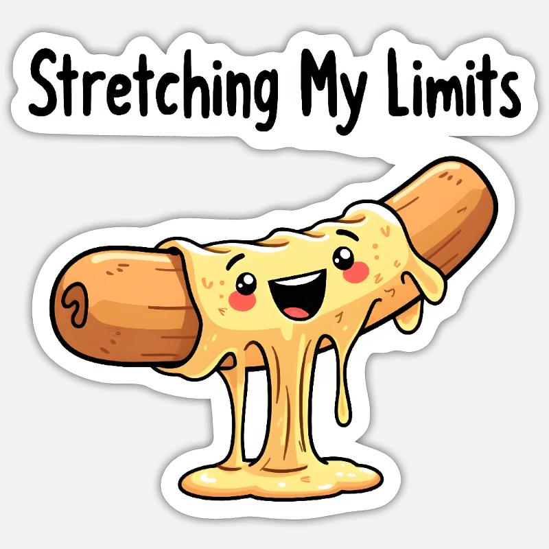 Repousser mes limites - Sticker taille S (10 x 10 cm) - blanc mat