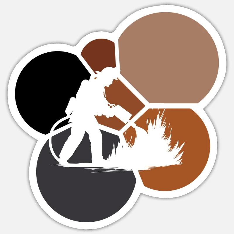 Sticker taille S (10 x 10 cm) -