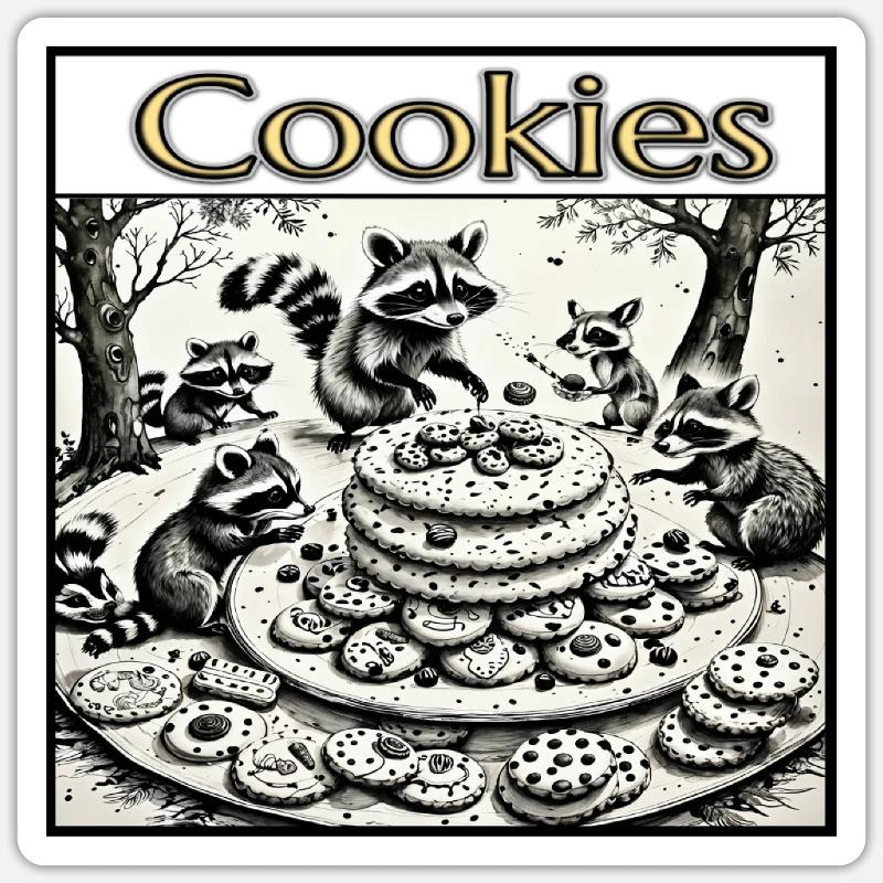 Cookies Sticker size S (10 x 10 cm)