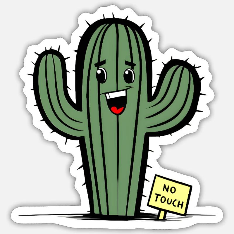 Can’t Touch This - Sticker Größe S (10 x 10 cm) - Mattweiß