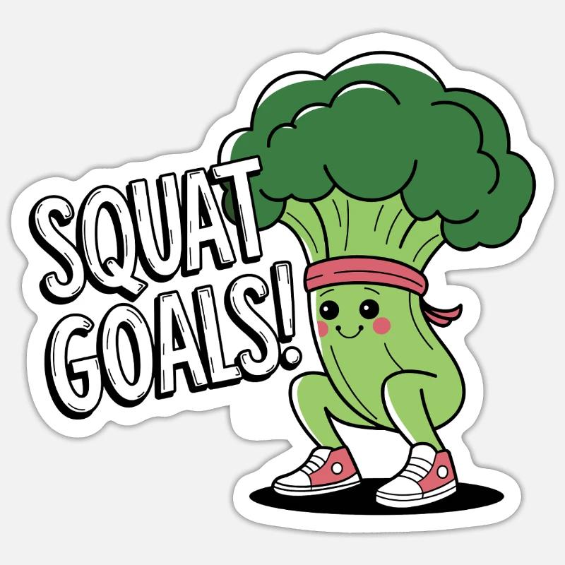 Objectifs de squat Sticker taille S (10 x 10 cm)