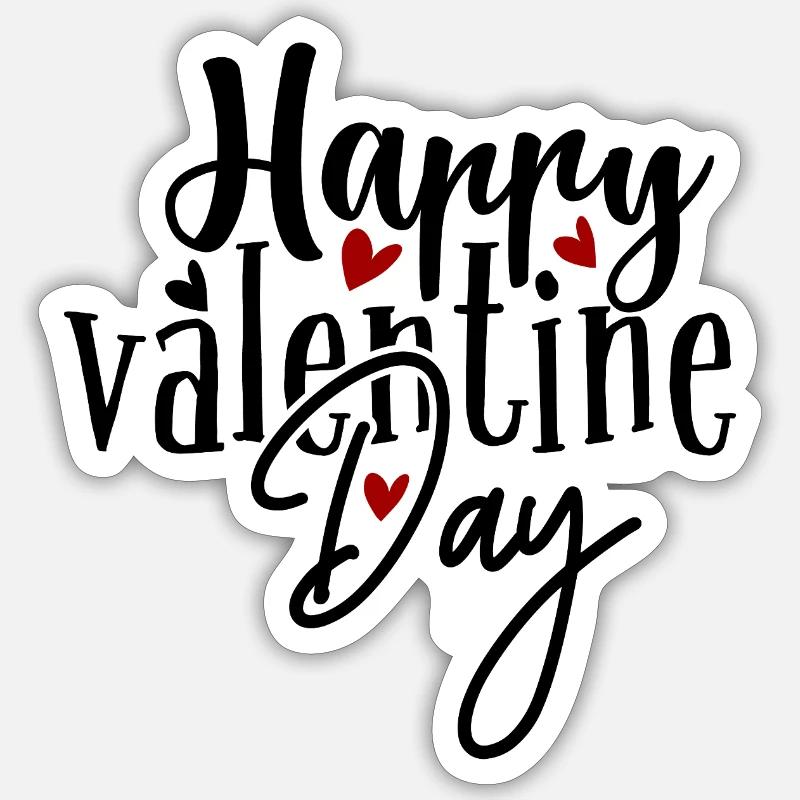 Romantische Valentinstagsdesigns: Liebe verschenke Sticker Größe S (10 x 10 cm)