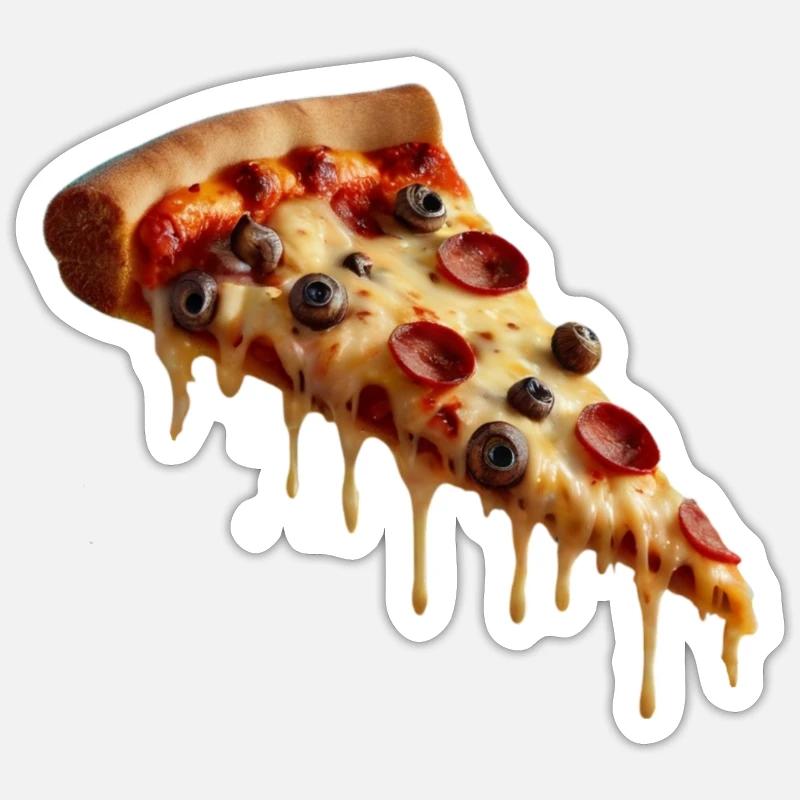 pizza Sticker Größe S (10 x 10 cm)