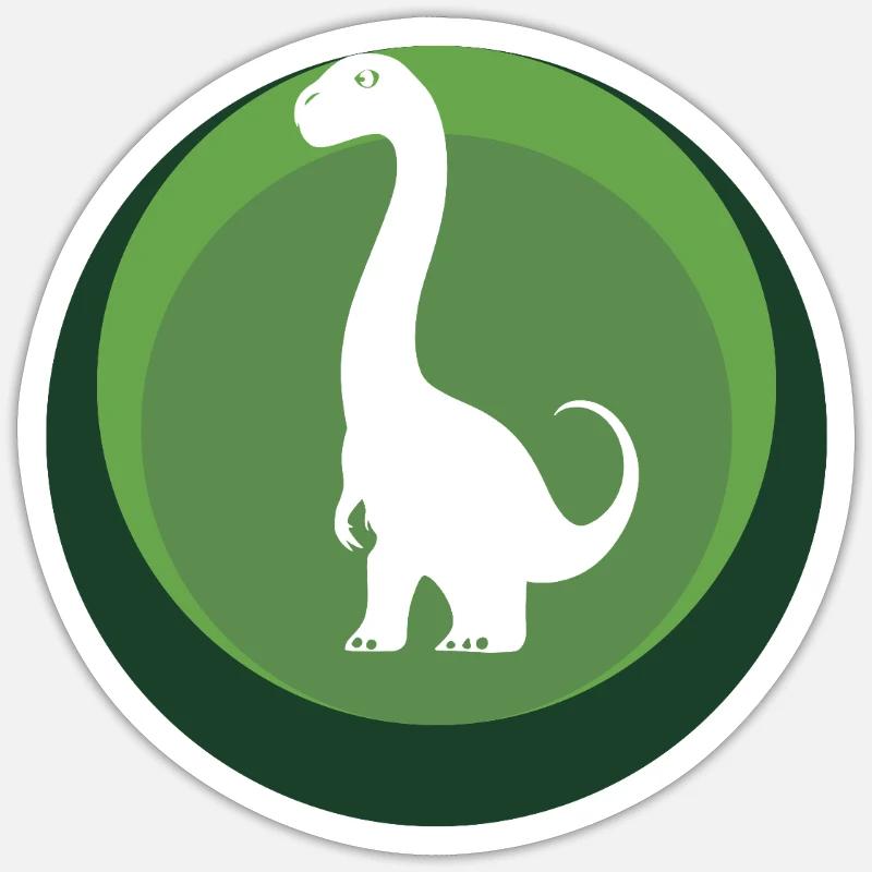 Dinosaurier Urzeit Rex Sticker Größe S (10 x 10 cm)